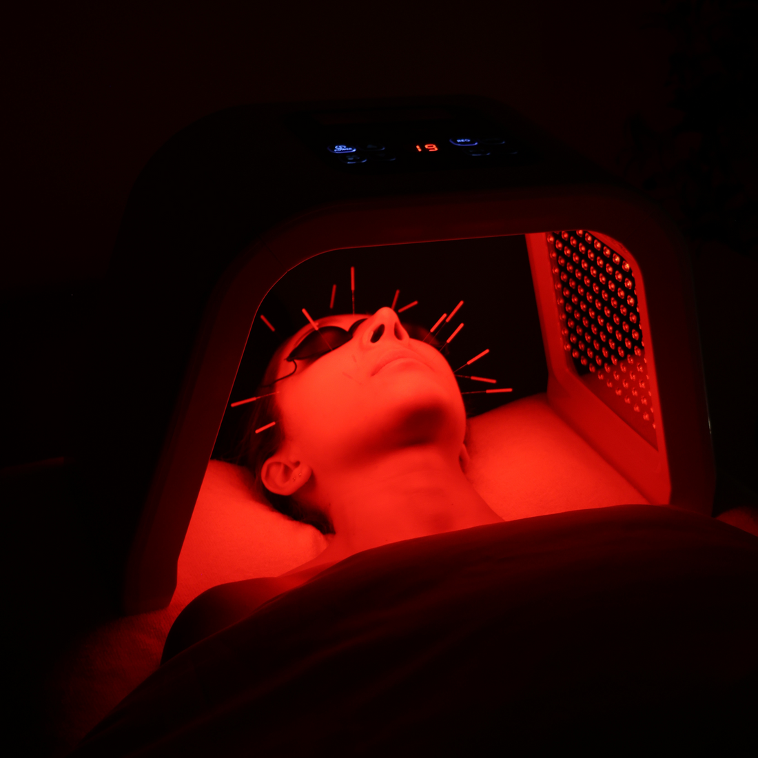 The Glow of Science: Red & Blue LED Light Therapy