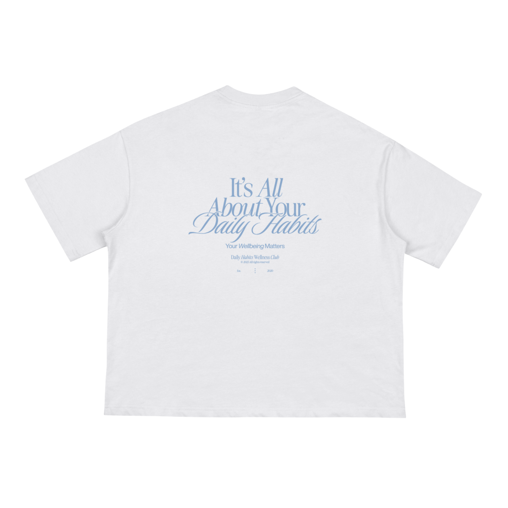Daily Habits Wellness Club Shirt (Oversize)