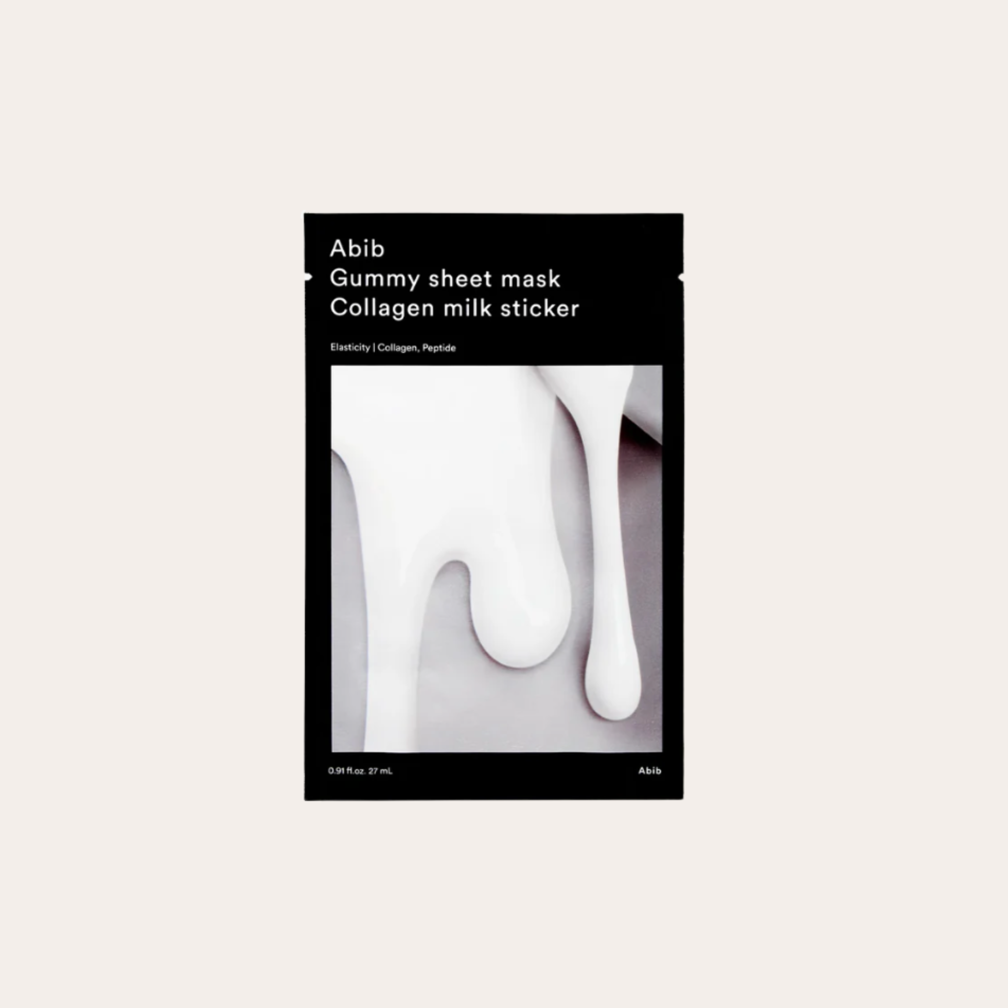 Gummy Sheet Mask Collagen Milk Sticker (Single)
